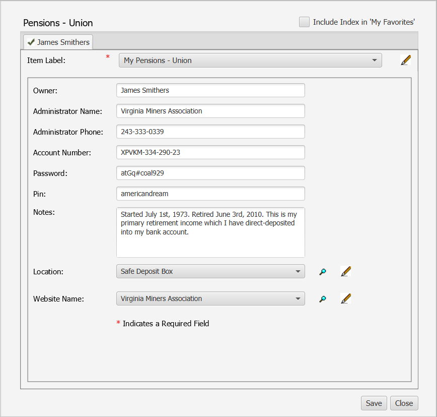 Retirement Records – Pension Sources and Administrators – Record Tree® Retirement Records Software